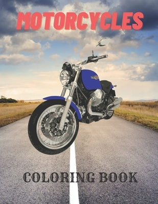 Motorcycles Coloring Book: Chopper Superbike Motocross Oldschool Motorcycles by Elephant, Green