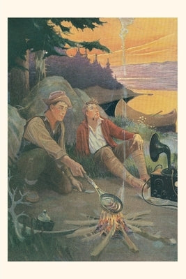 Vintage Journal Camping with Victrola by Found Image Press