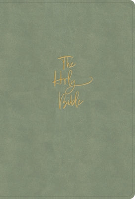 KJV Super Giant Print Reference Bible, Sage Suedesoft Leathertouch, Indexed by Holman Bible Publishers