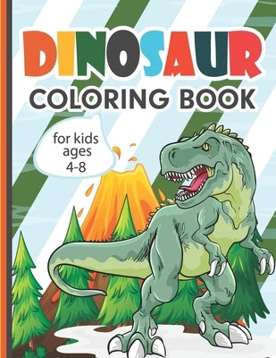 Dinosaur Coloring Book for Kids Ages 4-8: This Coloring Books is Ideal Challenged for children aged between 4-8 by Publishing, Trim S.