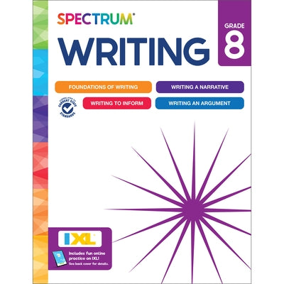 Spectrum Writing Workbook, Grade 8 by Spectrum
