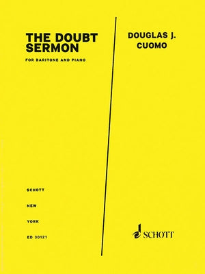 The Doubt Sermon from Doubt: Baritone and Piano by Cuomo, Douglas J.