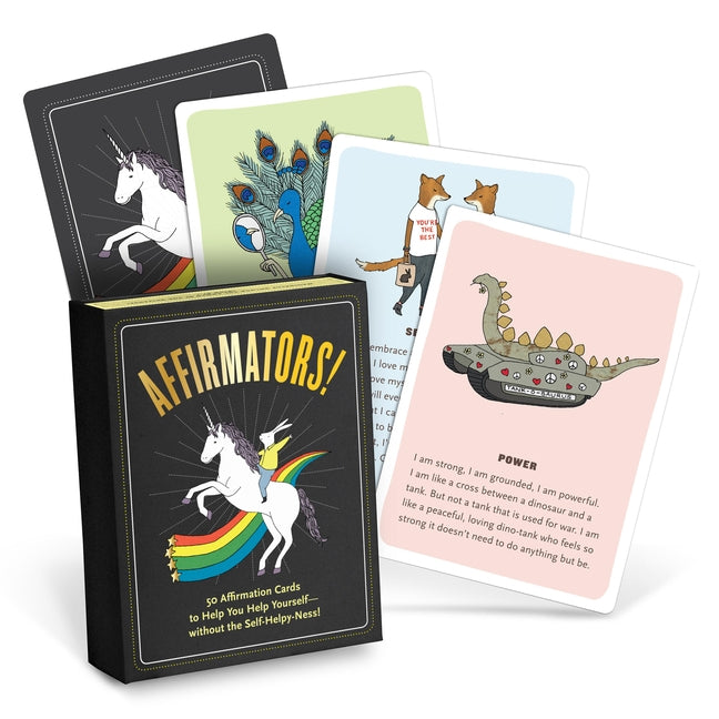 Affirmators! 50 Affirmation Cards Deck by Barrett, Suzi