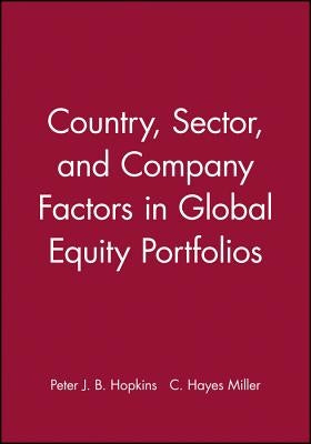 Country Sector & Comp Factors by Hopkins, Peter J. B.