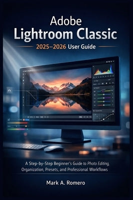 Adobe Lightroom Classic 2025-2026 User Guide: A Step-by-Step Beginner's Guide to Photo Editing, Organization, Presets, and Professional Workflows by Romero, Mark A.