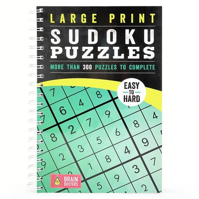 Large Print Sudoku Puzzles Green: Easy to Hard by Parragon Books