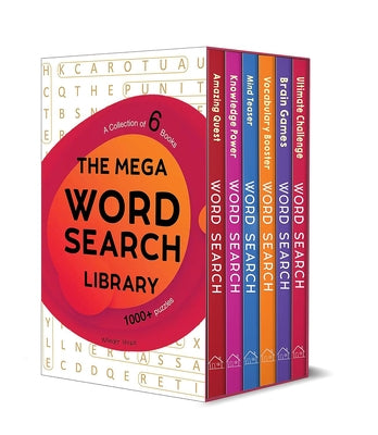 The Mega Word Search Library: Gift Boxset for Kids (a Collection of 6 Books) by Wonder House Books