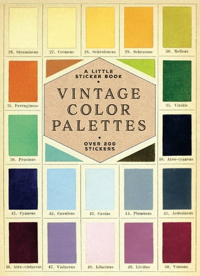 Vintage Color Palettes: A Little Sticker Book by Skittledog