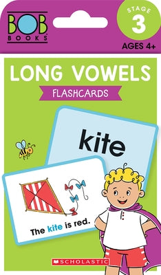 Bob Books - Long Vowels Flashcards Phonics, Ages 4 and Up, Kindergarten (Stage 3: Developing Reader) by Scholastic