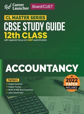Board plus CUET 2023 CL Master Series - CBSE Study Guide - Class 12 - Accountancy by G K Publications (P) Ltd