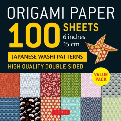 Origami Paper 100 Sheets Washi Patterns 6 (15 CM) by Tuttle Studio