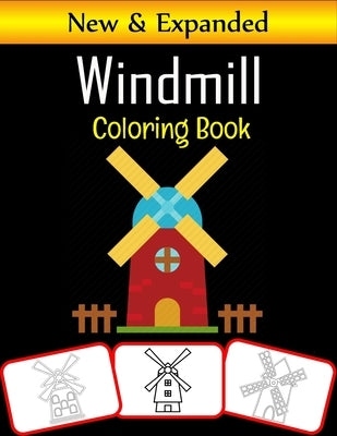 Windmill Coloring Book: b029: 48 Premium Windmill Coloring Pages by House, Rose Press