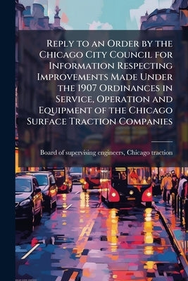 Reply to an Order by the Chicago City Council for Information Respecting Improvements Made Under the 1907 Ordinances in Service, Operation and Equipme by Board of Supervising Engineers, Chicago