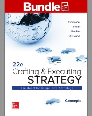 Gen Combo LL Crafting and Executing Strategy: Concepts; Connect Access Card Conc [With Access Code] by Thompson, Arthur A.