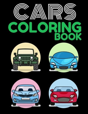Cars Coloring Book: Great Gift for For Kids & Adults, Boys & Girls. 38 unique car pictures! Pages are one-sided so markers won't bleed thr by Edia Coloring, Herm