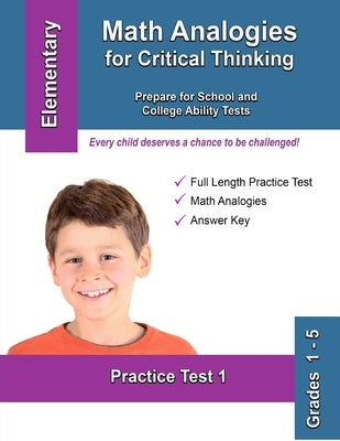 Math Analogies for Critical Thinking: Prepare for School and College Ability Tests by Gifted and Talented Test