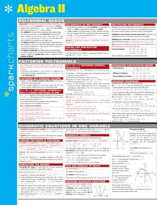 Algebra II Sparkcharts: Volume 5 by Sparknotes