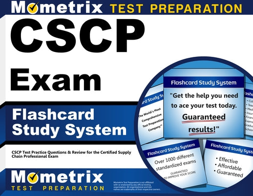 Cscp Exam Flashcard Study System: Cscp Test Practice Questions & Review for the Certified Supply Chain Professional Exam by Mometrix Supply Chain Certification Test