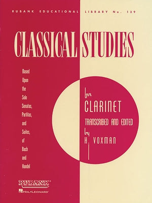 Classical Studies for Clarinet by Voxman, H.