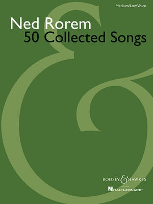 50 Collected Songs: Medium/Low Voice by Rorem, Ned
