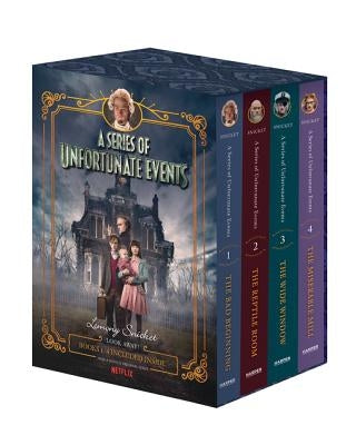 A Series of Unfortunate Events #1-4 Netflix Tie-In Box Set by Snicket, Lemony