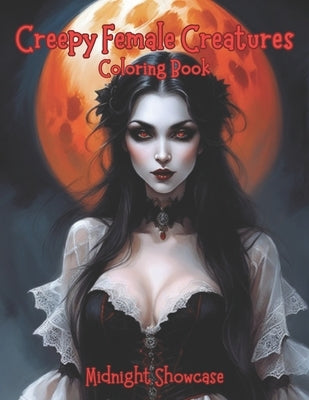 Creepy Female Creatures Coloring Book by Showcase, Midnight