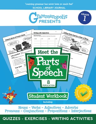 The Parts of Speech Workbook, Grade 1 by Voorhees, Coert