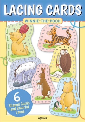 Winnie-The-Pooh Lacing Cards (6 Character Cards & Colorful Laces) by Peter Pauper Press Inc