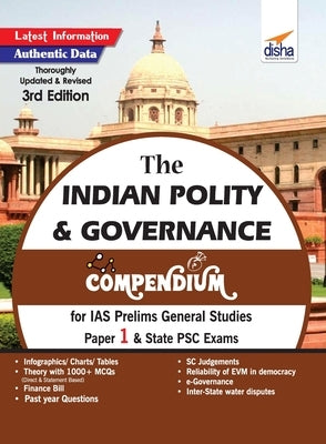 The Indian Polity & Governance Compendium for IAS Prelims General Studies Paper 1 & State PSC Exams 3rd Edition by Disha Experts