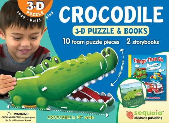 Crocodile: Wildlife 3D Puzzle and Books [With Book(s)] by Rothberg, J. L.