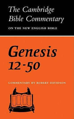 Genesis 12-50 by Davidson, Robert