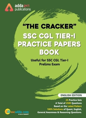 The Cracker SSC CGL Tier I Practice Papers Book ( In English Printed Edition) by Adda247
