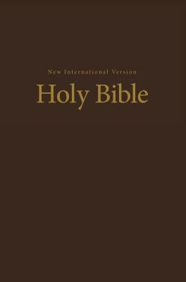 NIV, Pew and Worship Bible, Hardcover, Brown by Zondervan
