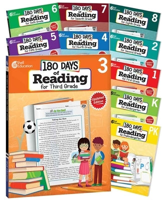 180 Days of Reading 2nd Ed Complete 10-Book Set by Multiple Authors