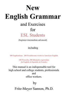 New English Grammar for Esl Students by Sannon, Fritz-Meyer
