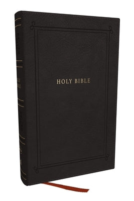 NKJV Personal Size Large Print Bible with 43,000 Cross References, Black Leathersoft, Red Letter, Comfort Print (Thumb Indexed) by Thomas Nelson