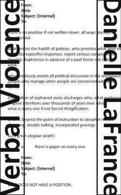 Verbal Violence by LaFrance, Danielle