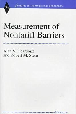 Measurement of Nontariff Barriers by Deardorff, Alan Verne
