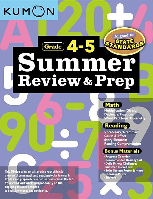 Summer Review and Prep 4-5 by Kumon