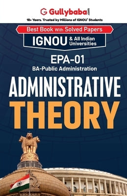EPA-01 Administrative Theory by Sharma, Neetu