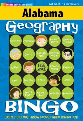 Alabama Geography Bingo Game by Gallopade International