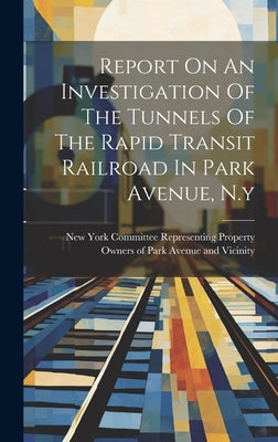 Report On An Investigation Of The Tunnels Of The Rapid Transit Railroad In Park Avenue, N.y by Committee Representing Property Owner