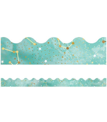 Galaxy Constellations Scalloped Bulletin Board Borders by Carson Dellosa Education
