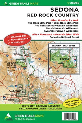 Sedona * Red Rock Country, AZ No. 2805s by Maps, Green Trails