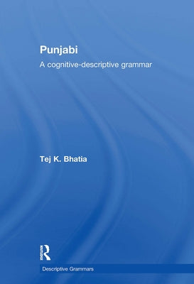 Punjabi: A Cognitive-Descriptive Grammar by Bhatia, Tej