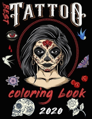 best tattoo coloring book 2020: adult coloring books for men... tattoos, Over 81 Beautiful Designs Pages For Relaxation, coloring book for adults spir by Coloring, Tattoo
