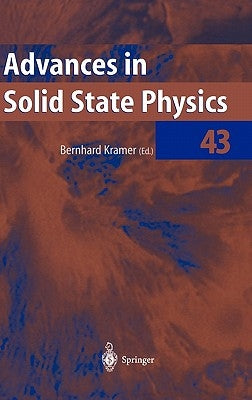 Advances in Solid State Physics by Kramer, Bernhard