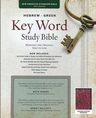 Hebrew-Greek Key Word Study Bible-NASB: Key Insights Into God's Word by Zodhiates, Spiros