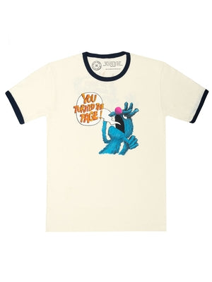 Sesame Street: The Monster at the End of This Book Unisex Ringer T-Shirt Medium by Out of Print