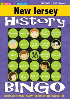 New Jersey History Bingo Game! by Gallopade International